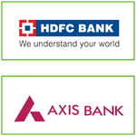 dhfc or Axis Bank logo, who is providing home loan